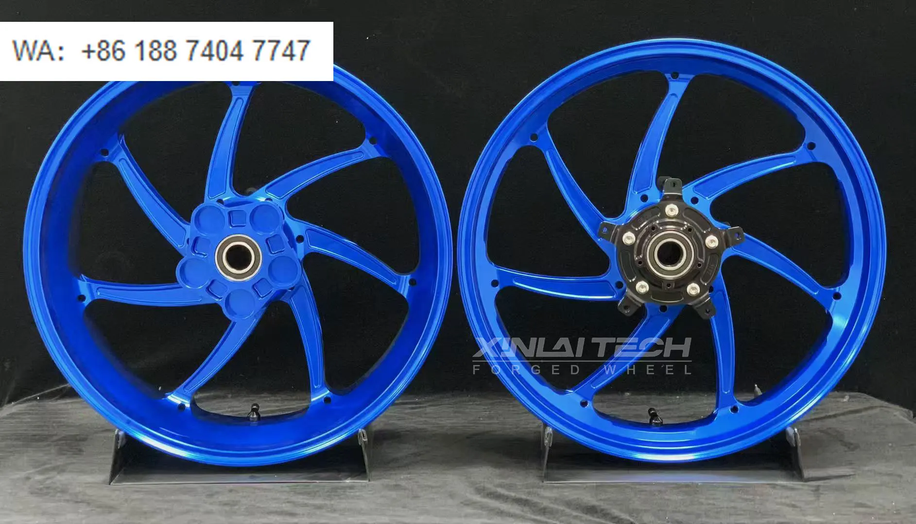 XL Custom Forged Motorcycle Wheels CNC Forged Billet Aluminum Rims 17 18 Inch Anodized Finish for Yamaha R1 R1M MT10