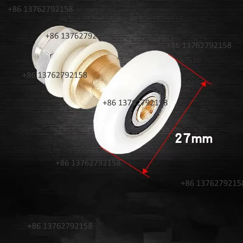 8PCS Eccentric Pulleys 19/20/23/25/27mm Shower Glass Sliding Door Roller Bathroom Cabinet Replacement Hanging Wheels view 4