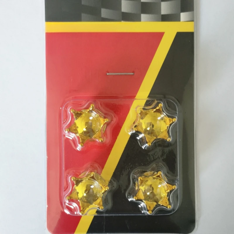 4 Stuks Algemene Kroon Auto Wiel Ventiel Dop Band Dry Cap Lucht Stof Waterdichte Auto Motorfiets Bling Accessoires Abarth