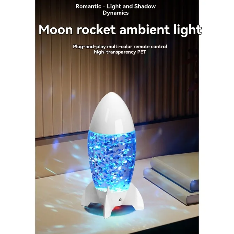 FULL-LED Star Glitter Lamp Ambient Light For Adults And Kids LED Glitter Lamps For Cool Room Decor As Night Light