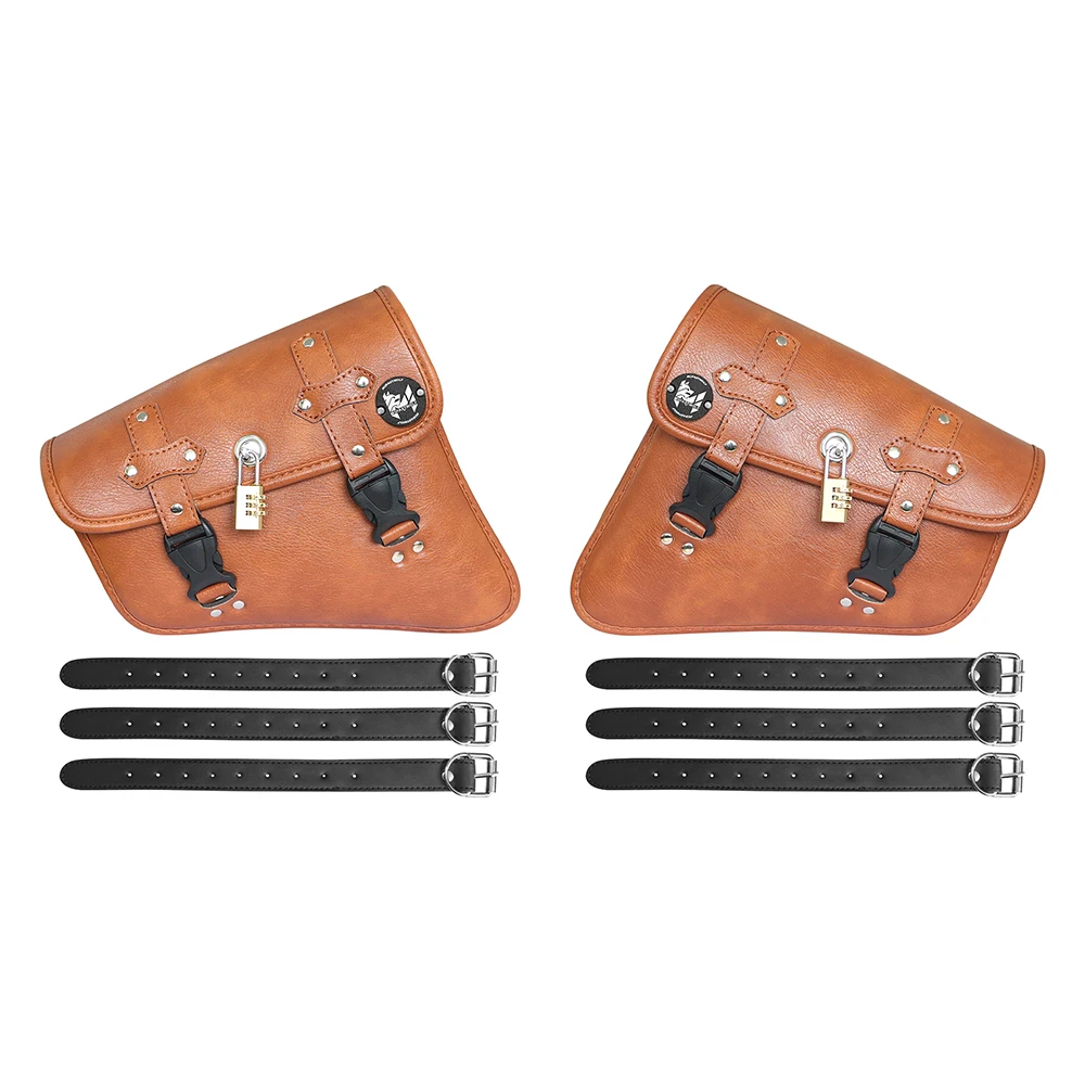 Suitable for Harley Sportster modification waterproof edge bag quick release side leather bag waterproof edge box storage tool