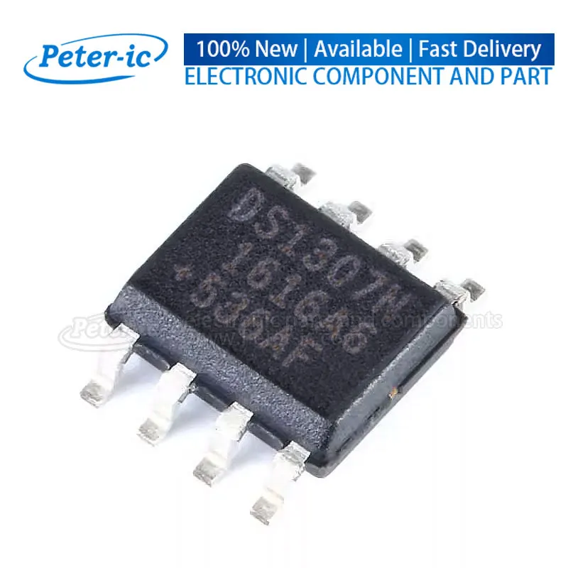 DS1307ZN+T&R DS1307N SOP-8 4.5V~5.5V I2C Interface SOP-8 Real Time Clocks Available Peter-ic(1pcs)