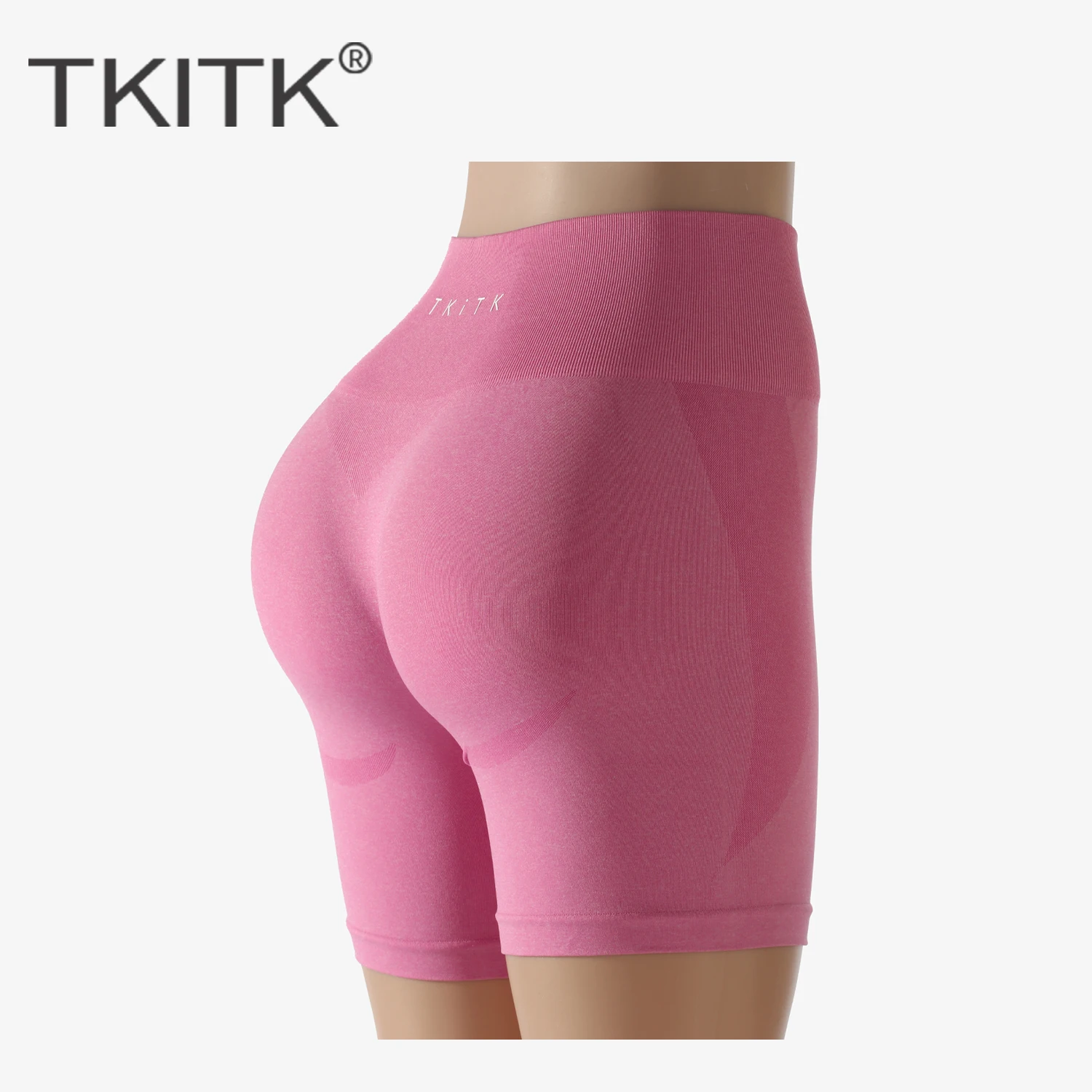 TKITK Seamless Shorts for Women Push Up Booty Workout Shorts Fitness Sports Short Gym Clothing Yoga Shorts