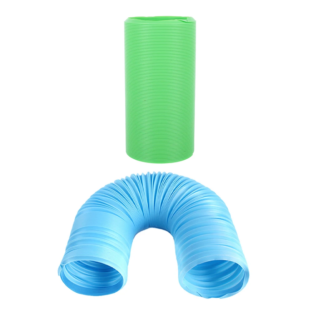 2pcs Tunnels Hamster Toy Ferret Tubes Cage Pipes Hiding Spot Exercise Hamster Bendable Tunnel Foldable Pet Supplies