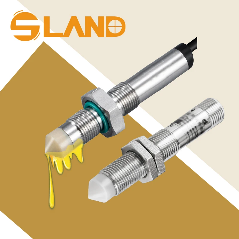 Capacitive Viscous Liquid Sensor, Engine Oil, Glue, Paint, Lubricant Detector Sensor PEEK Or PTFE Sensing Part for Option