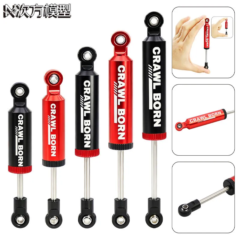 1/10 RC Crawler Shocks 70-110mm Oil Filled Damper Internal Spring for Axial SCX10 TRX4 D90 Capra Upgrade Parts Accessories Kit