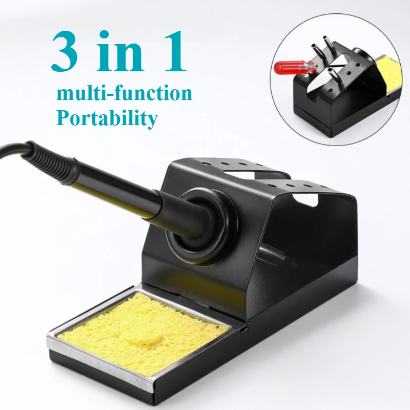 

Electric Soldering Iron Soldering Stand Multi-purpose Tin Wire Holder 936 Handle Holder Clean Copper Wire Ball Tool Set