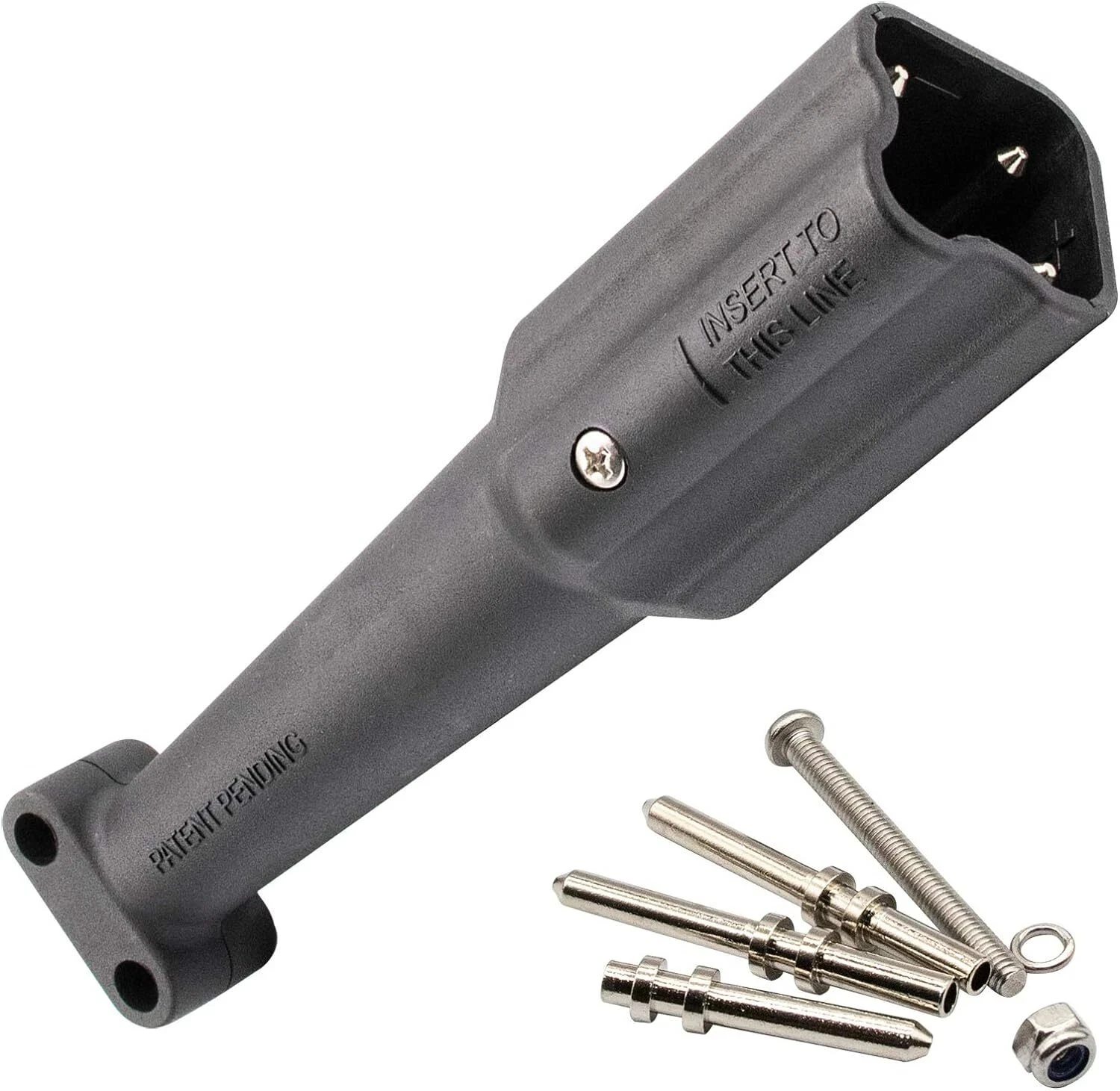 

48V 3-Pin Battery Charger Plug Connector, Compatible with Yamaha Drive G29, YDRE Golf Cart, Replace OEM #JW9-82174-00