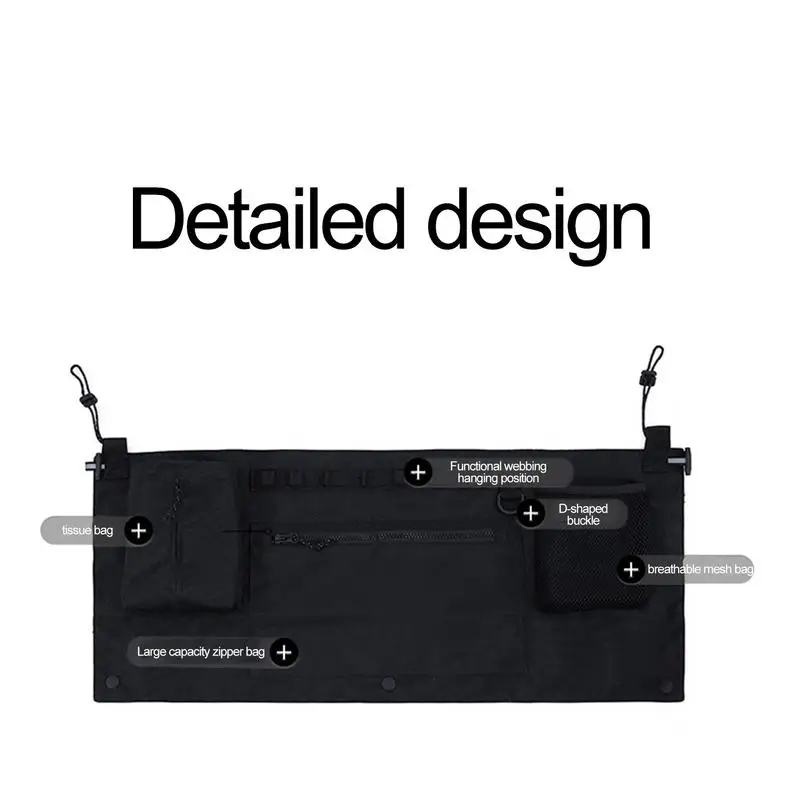 Прикроватный держатель для книг, черный цвет, аксессуары для двухъярусной кровати, большая прикроватная сумка для хранения, водонепроницаемый прикроватный органайзер для хранения