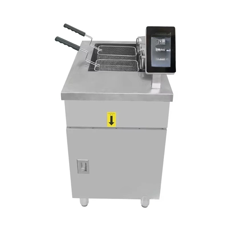 Bestlidy Industrial Commercial Vertical Smart Stainless Steel Cooking Equipment Auto Electric 10kw 380V Multi-Plug Deep Fryer