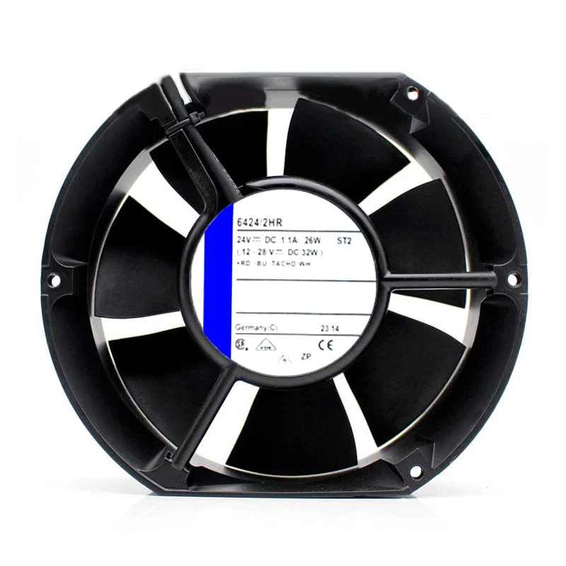 

BRAND NEW 6424/2HR 24VDC 1.1A 26W ORIGINAL COOLING FAN 17251 17CM 172*51MM