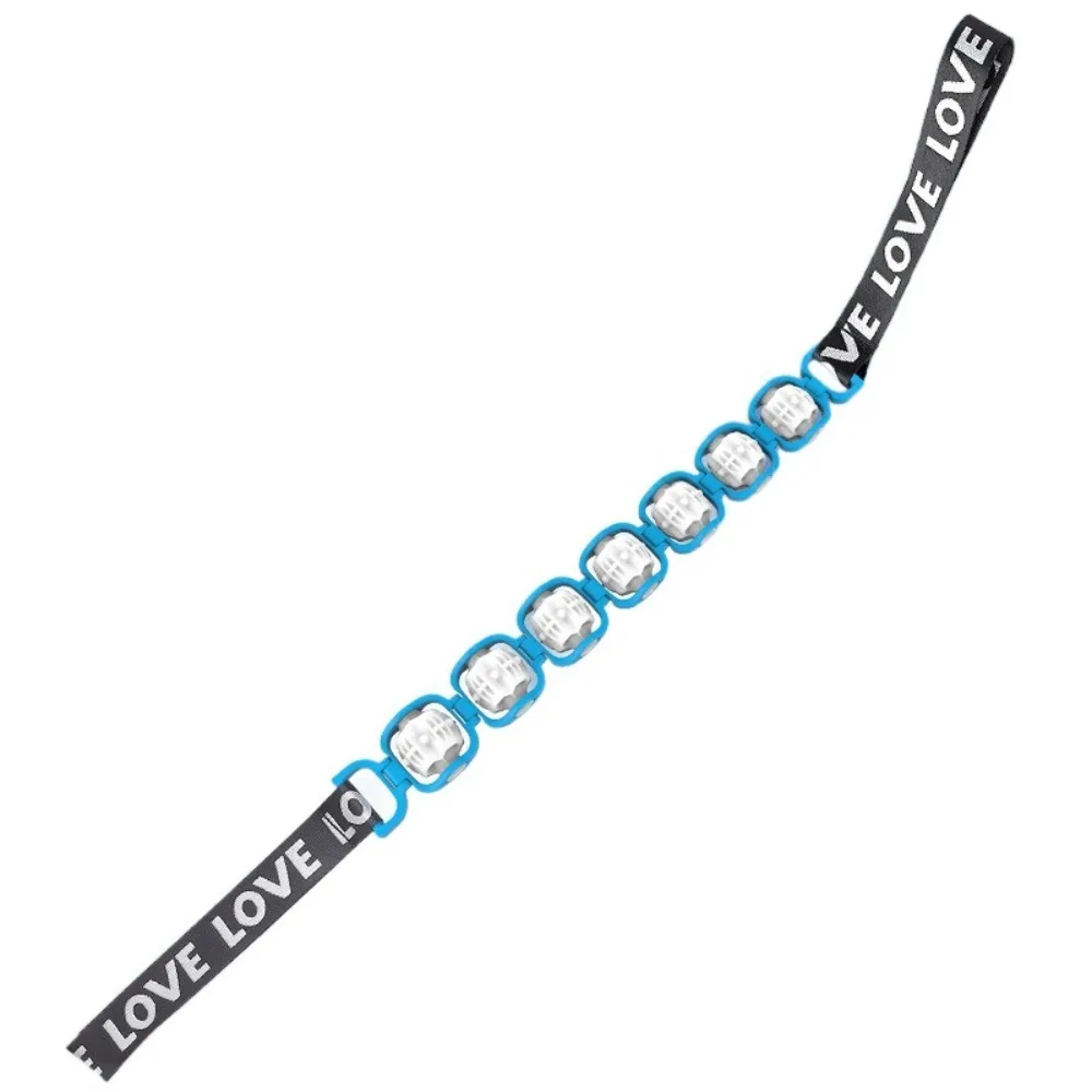 

Ручной ручной массажер для мышц, веревка для плеч, фитнес-физиотерапия, массаж ног, талии, бусины, роликовый ролик для восстановления мышц