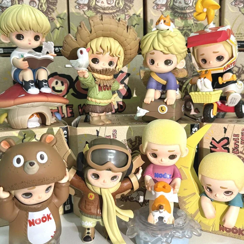

52toys Nook Little World Serie Blind Box Toy Guess Bag Mystery Mistery Caixa Cute Action Figure Surpresa Model Christmas