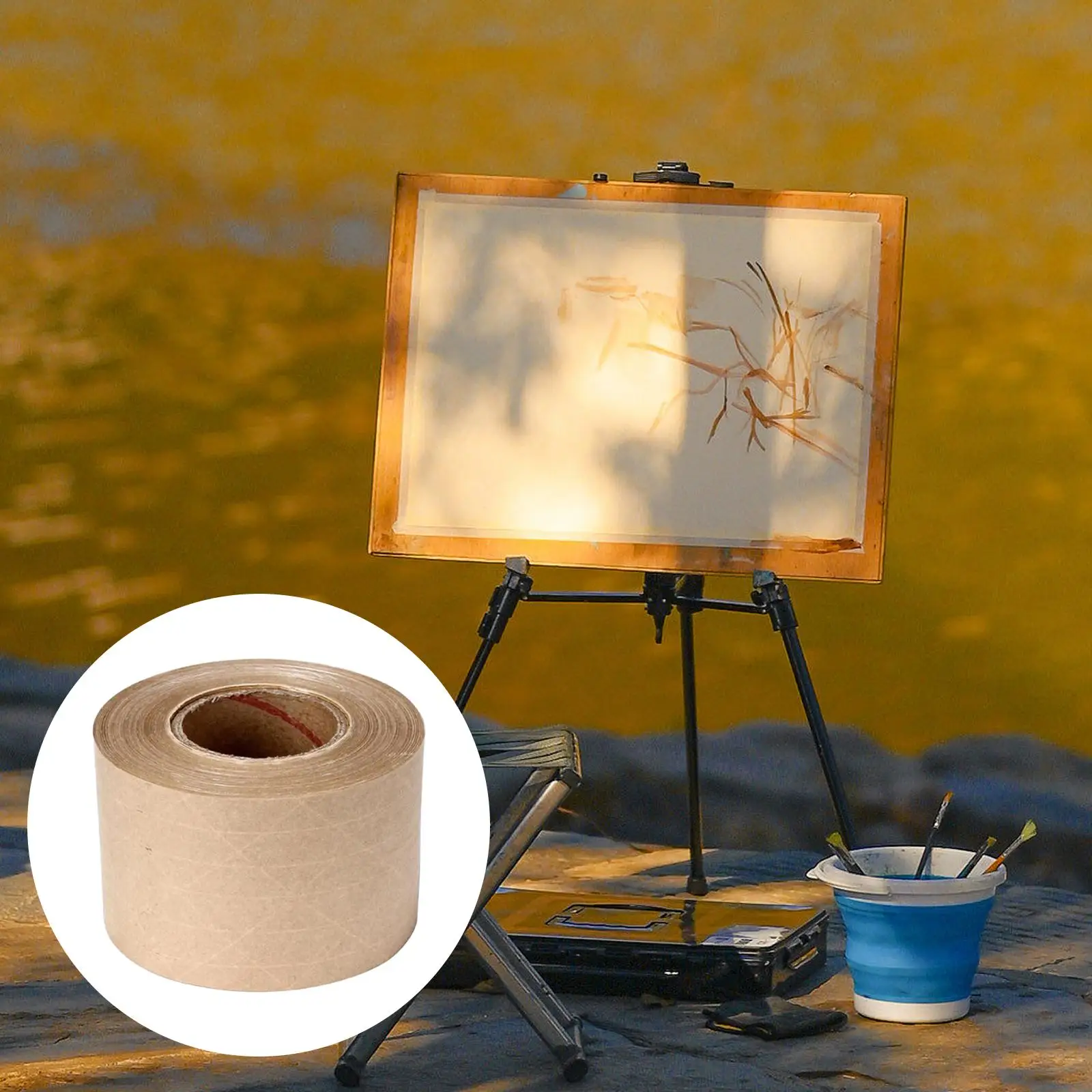 Tape Brown Gummed Tape Packing Tape 500cm for Moving Storage Wrapping Home Photo Album Diary Notebook