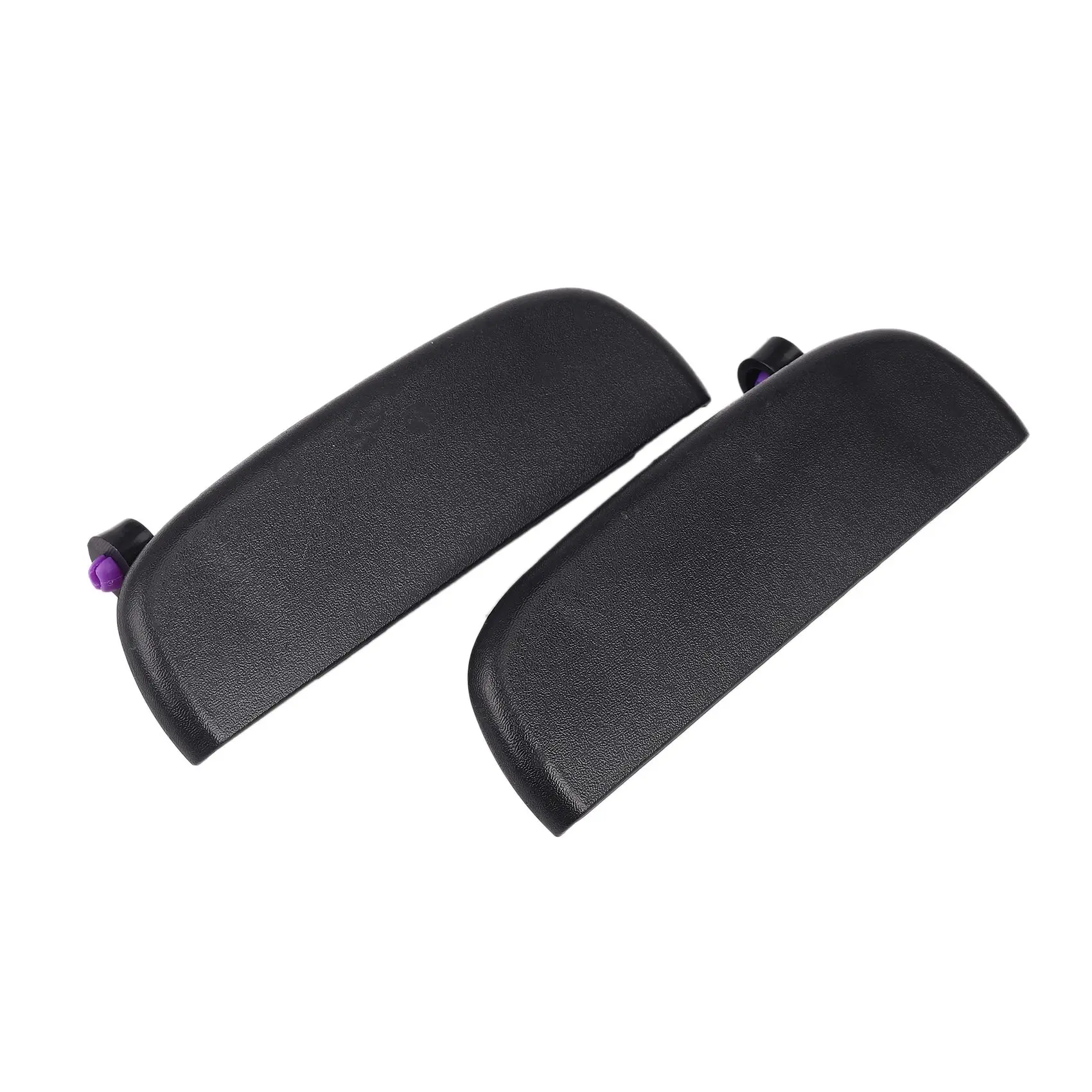 2Pcs Car Black Front Rear Outer Door Handle Exterior Outside Door Open Knob Left Right for New Alto