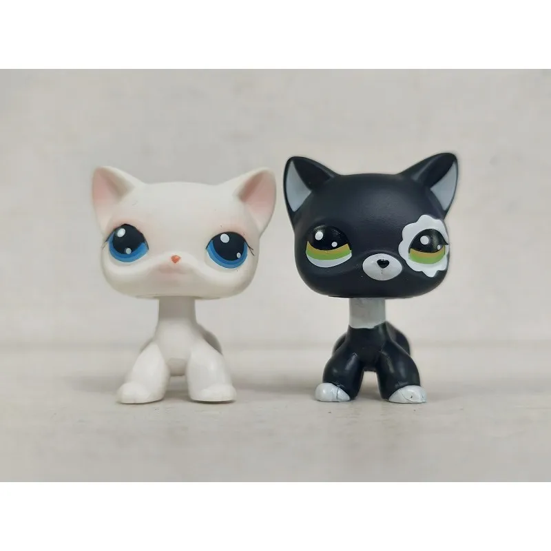 2pcs/lot LPS Toys Littlest Pet Shop Cat #64#2249 Animal Figures