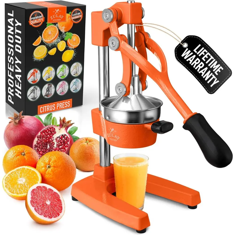 

Прочная ручная соковыжималка для цитрусовых - легкоочищаемая соковыжималка для лимонов и апельсинов из нержавеющей стали