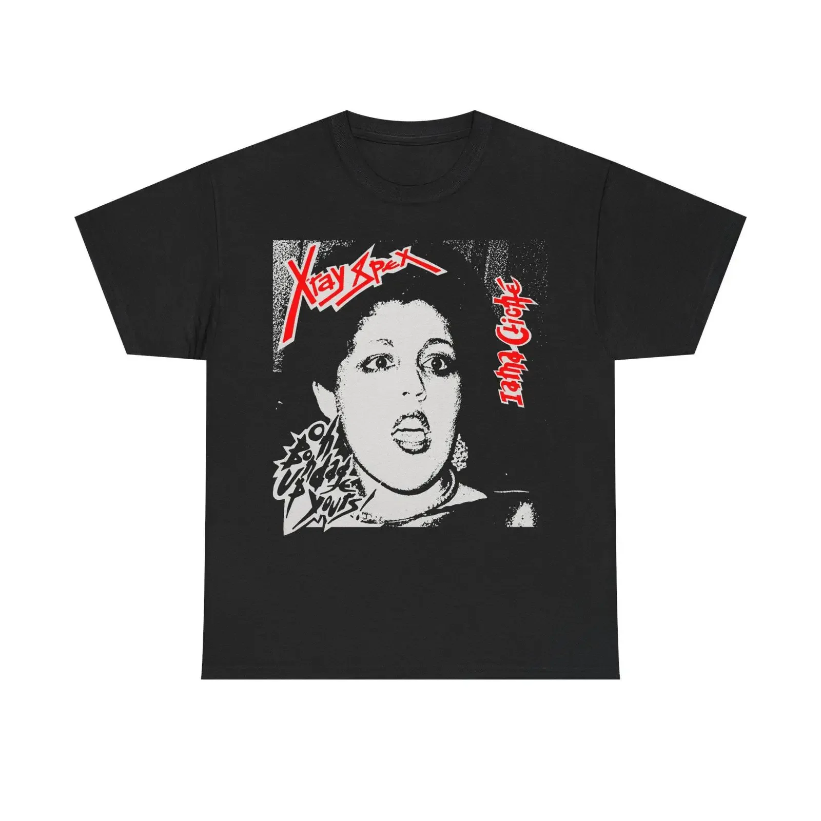 X Ray Spex Poly Styrene Retro Punk Band T Shirt Heavy Cotton Casual S 5XL vintage Washed Breathable Unisex designer clothes