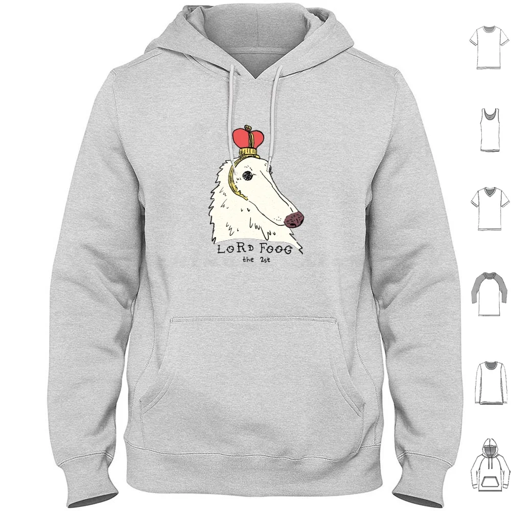 Lord Foog. The 2St Hoodie cotton Long Sleeve Lord Foog The 2St Lord Foog Borzoi Snoot Dog Puppy Dog Meme Puppy Meme