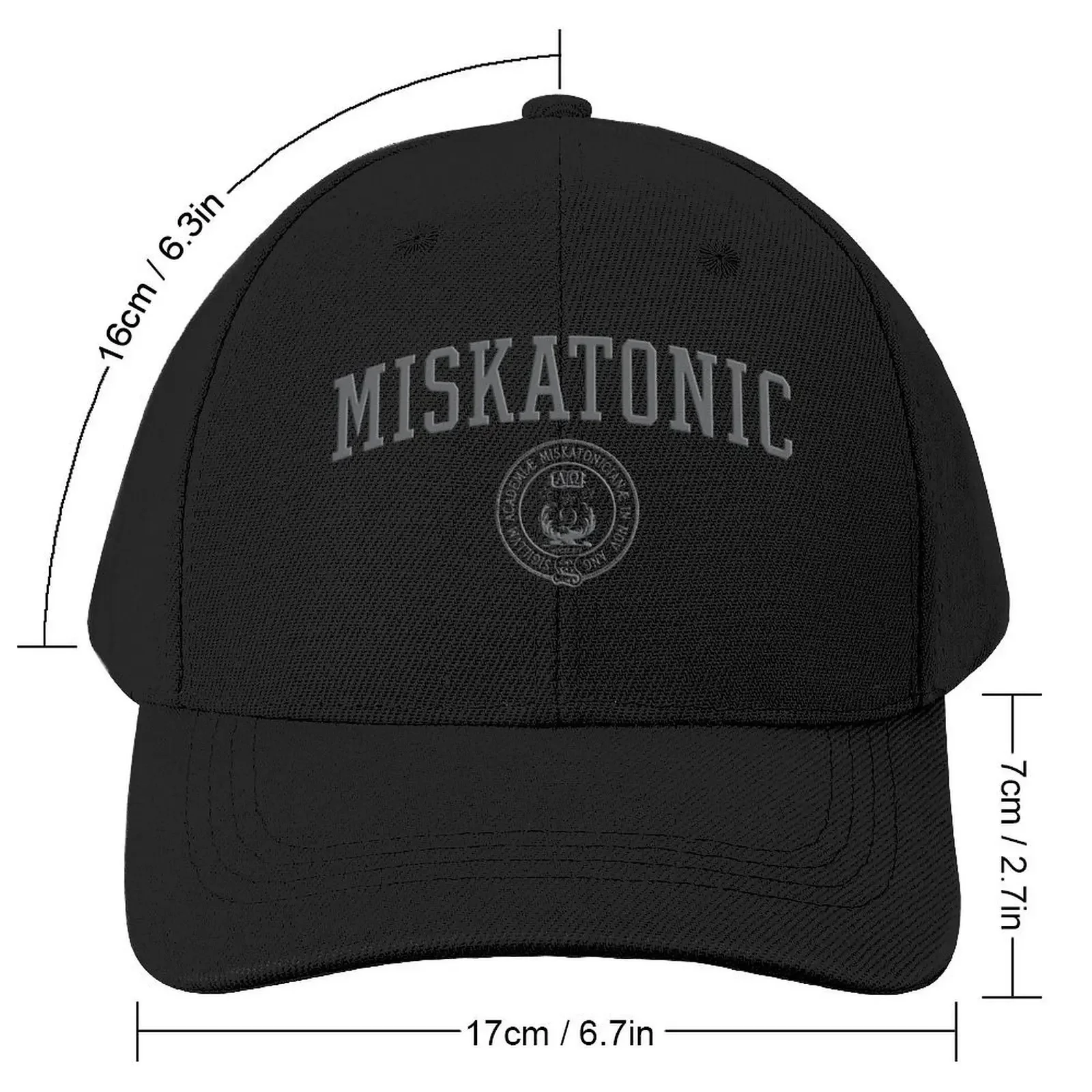 Miskatonic University Collegiate Baseball Cap Sports Cap Fashion Beach Designer Man Women's