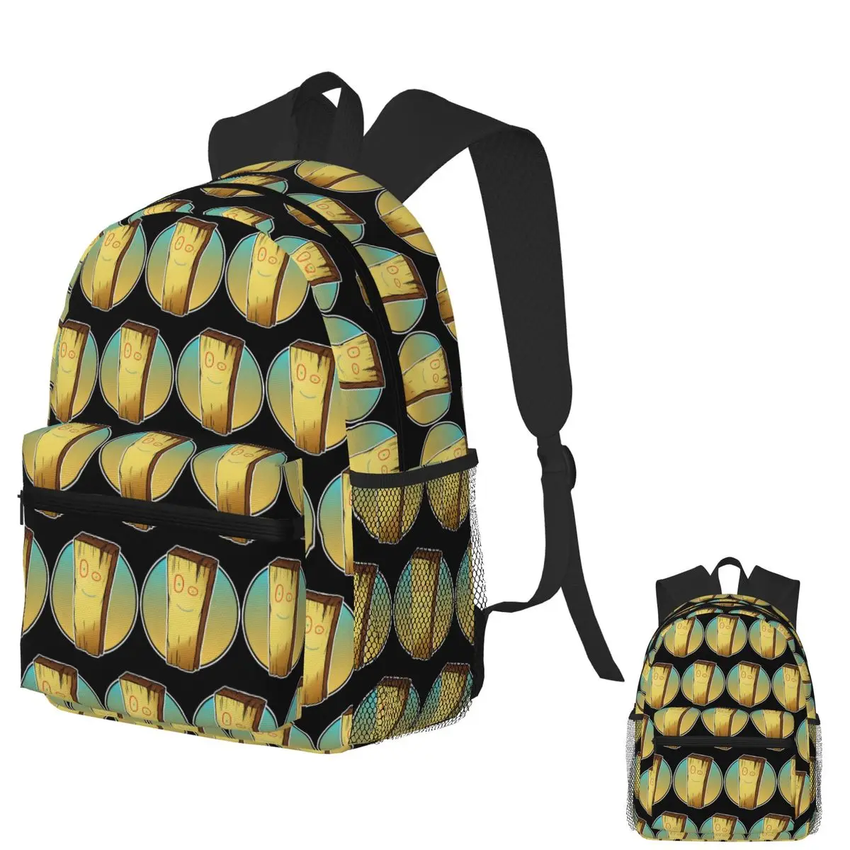 

My Best Friend Plank Tablon Student Backpack School Bag Hiking Travel Daypack for Men Women Fashion Bookbag Shoulder Bags