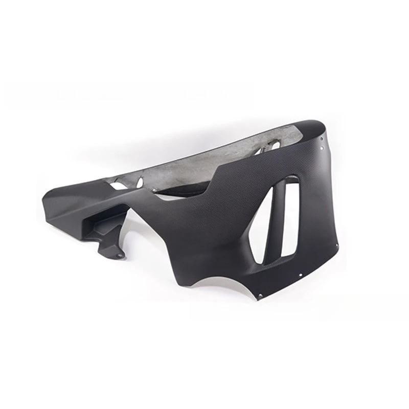 Motorcycle modified carbon fiber bottom large surrounding side plate belly pot