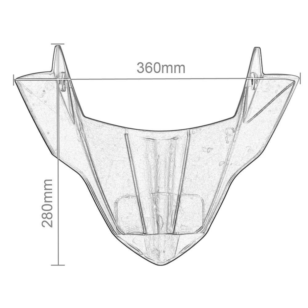 New FOR YAMAHA MT-09 MT09 FZ09 2017 2018 2019 2020 Motorcycle Accessories Front Windscreen Air Deflector Windshield