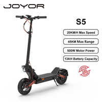 JOYOR S5 Foldable Adult Electric Scooter E-Scooter 20KM/H Electric Kick Scooter 500W Skateboards 48V 13Ah Kickboard 10\