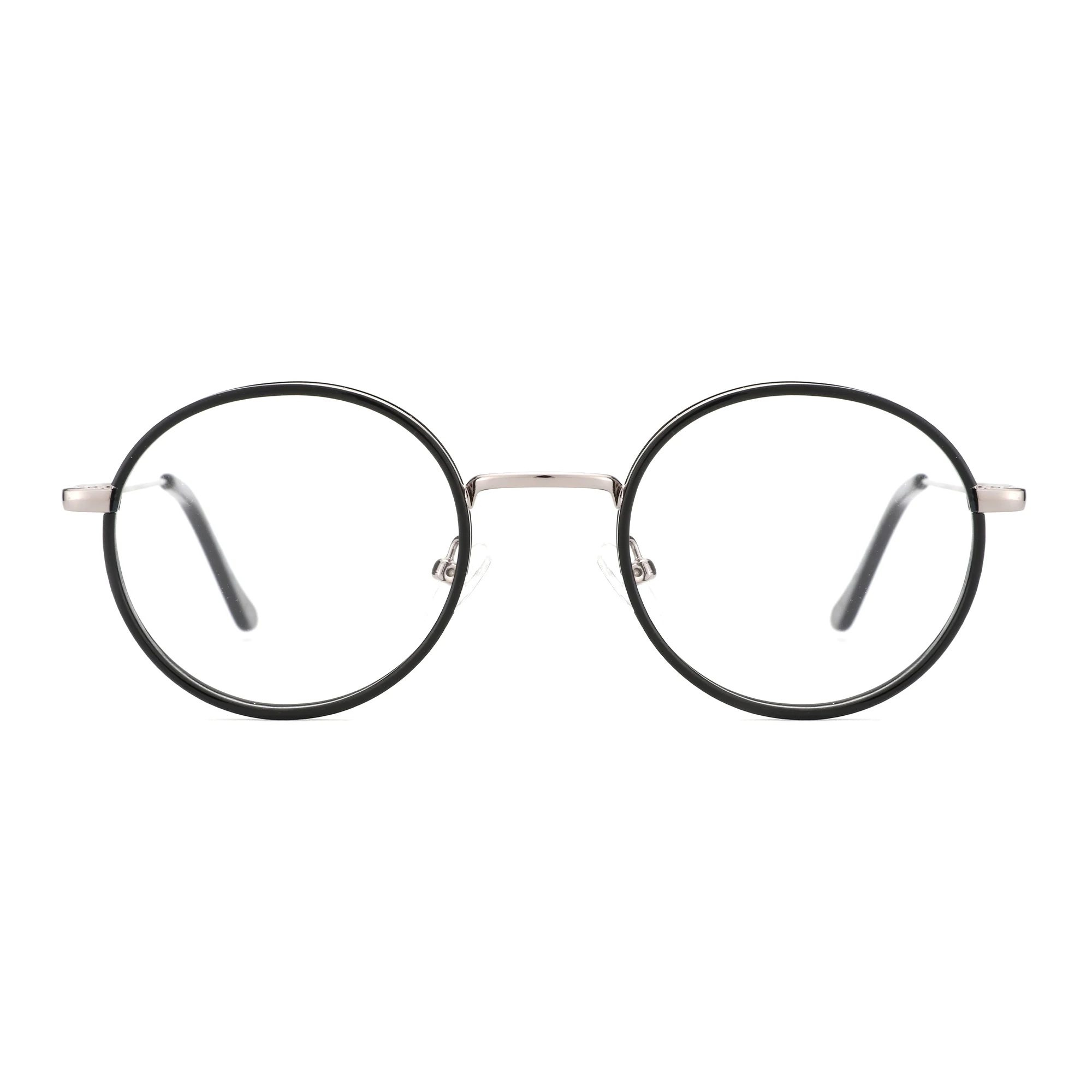 AIR EIGHT Metall-Rundbrille für Männer und Frauen, blaues Licht, Myopie, optische Brille, progressive photochrome Brille – Detail 14