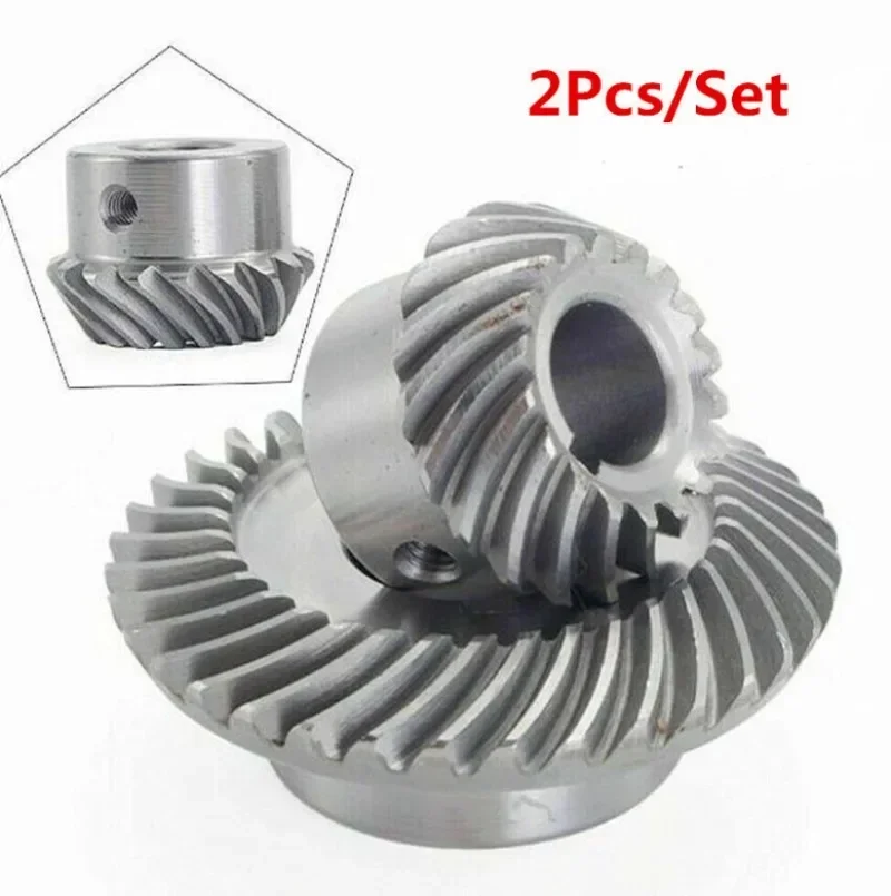 2pcs/Set pair Spiral bevel gear C77+C96 For 3# 4# milling machinery lifting