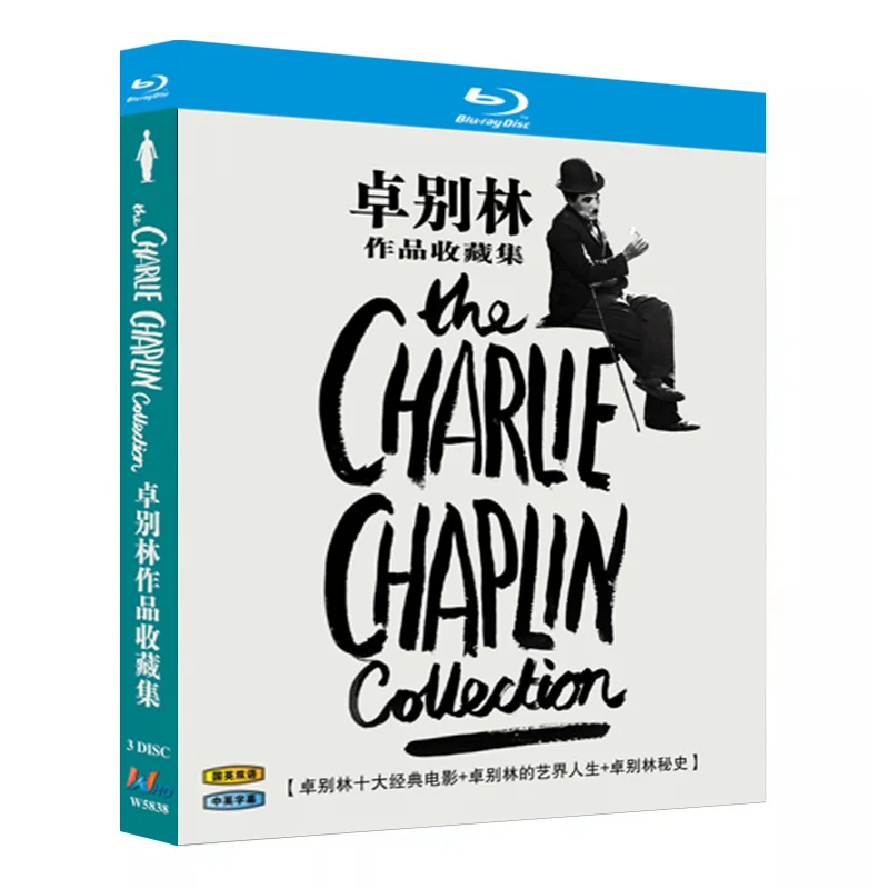 

Коллекция фильмов Чарли Чаплина на Blu-ray Ultra HD, двуязычный (китайский и английский) бокс-сет