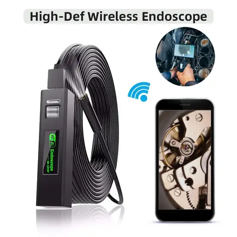 5.5/8mm 1200P Endoscopic Wifi Camera Endoscope For Android Iphone IOS Mobile Smartphone Car Inspection Tools Single Dual Lens