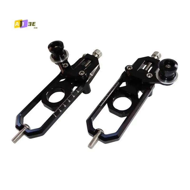A03E-Rear Wheel Axle Blocks Chain Adjusters Tensioners Swingarm Spools For GSXR 600 750 2011-2026