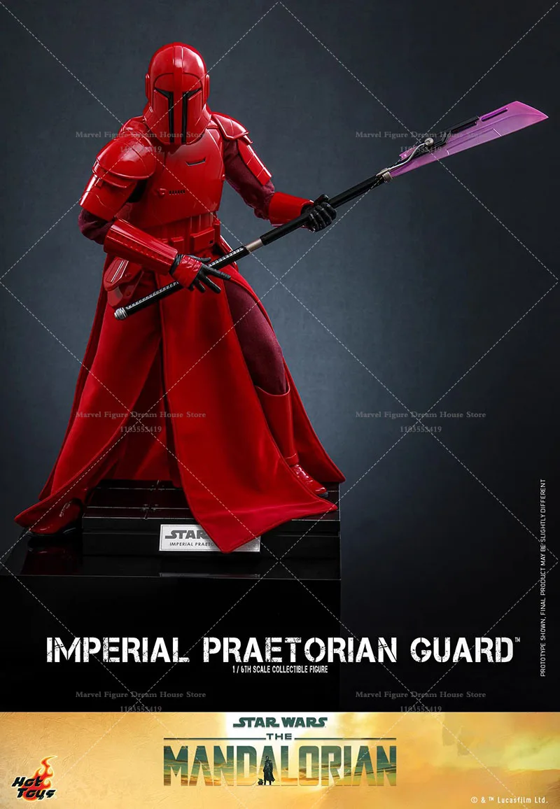 Oryginalny HOTTOYS HT TMS108 Figurka kolekcjonerska Star Wars Mandalorian Imperial Guards w skali 1/6, około 30 cm, męski, pełny zestaw, figurka akcji S