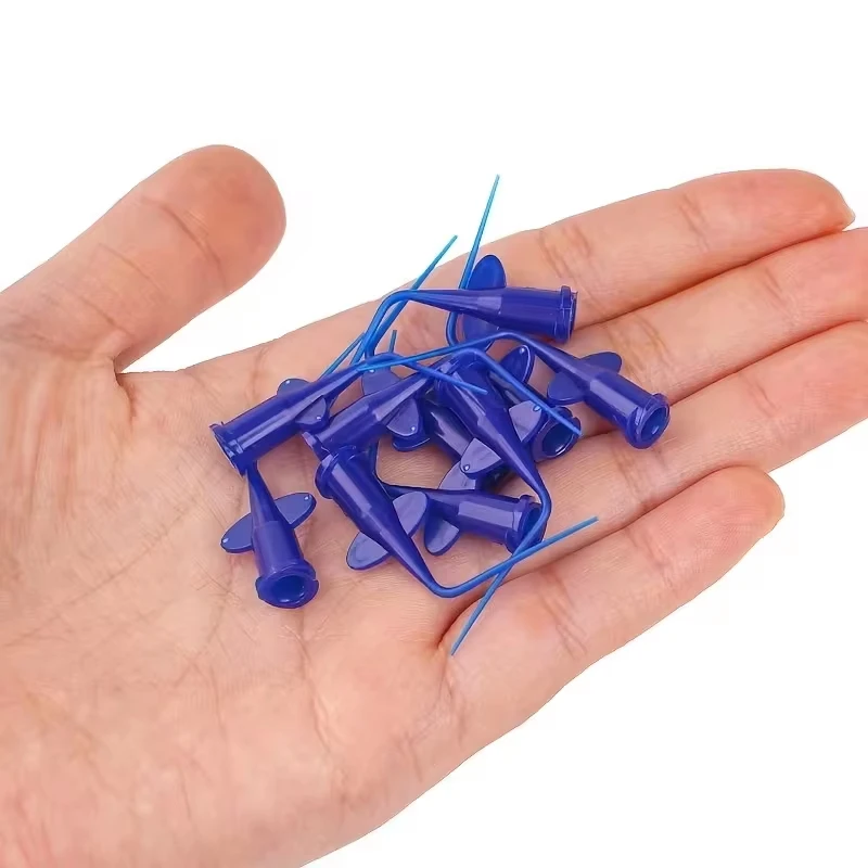 Zahnreinigungsdüse, Blaues Gebogenes Design, Mundduschen-Zubehör für Zuhause, Ersatzdüse für Zahnreiniger, Interdentale Reinigung, Zahnfleischspülung, Mundpflegewerkzeug – Detail 5