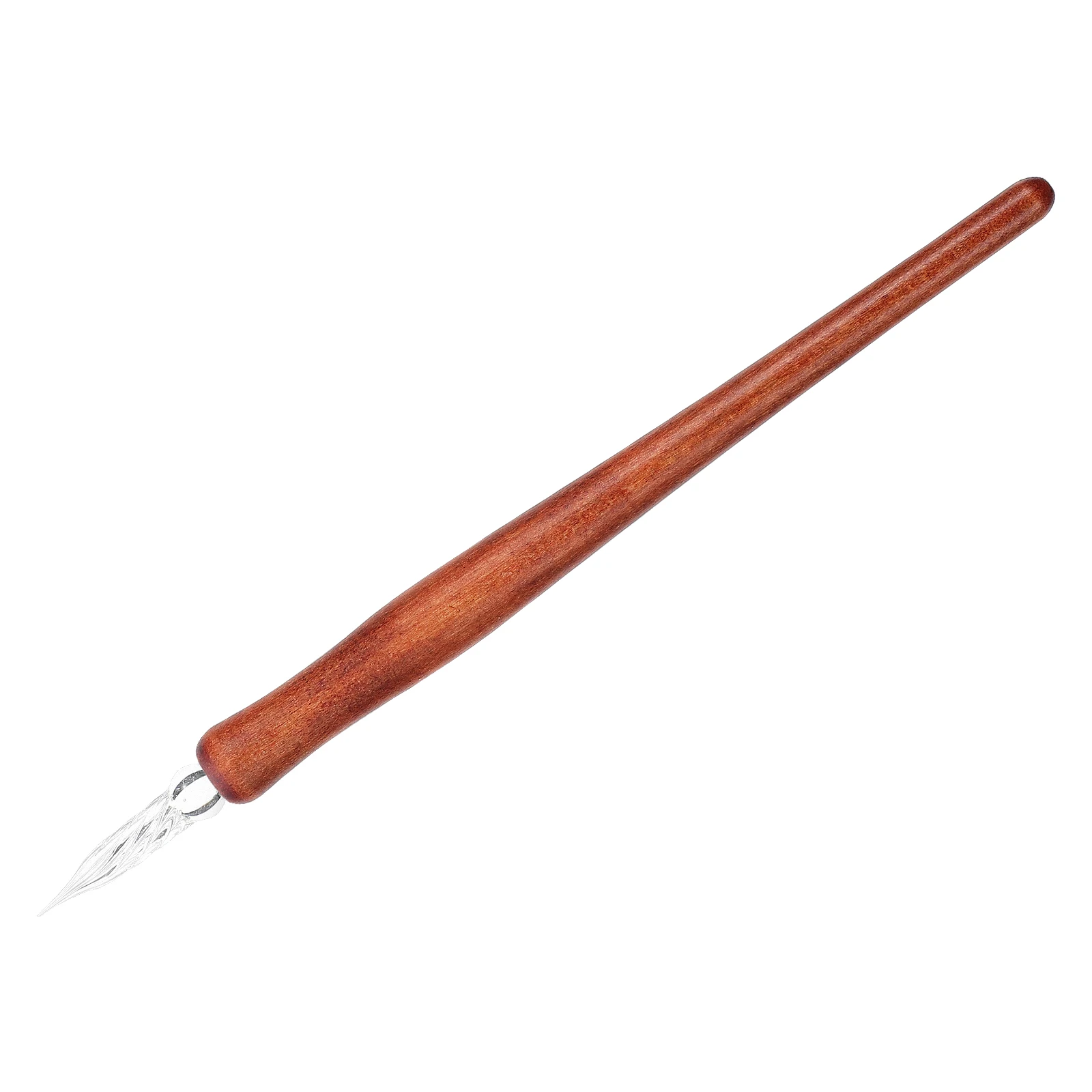 

Dip Pen 0.5mm SP279045 Tea Color Short Glass Fountain Pens Writing Supplies School Stationery Tool Calligraphy Brush Marker