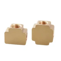 3 Ways 4 Ways Brass Pipe fittings Equal Female Connector 1/8