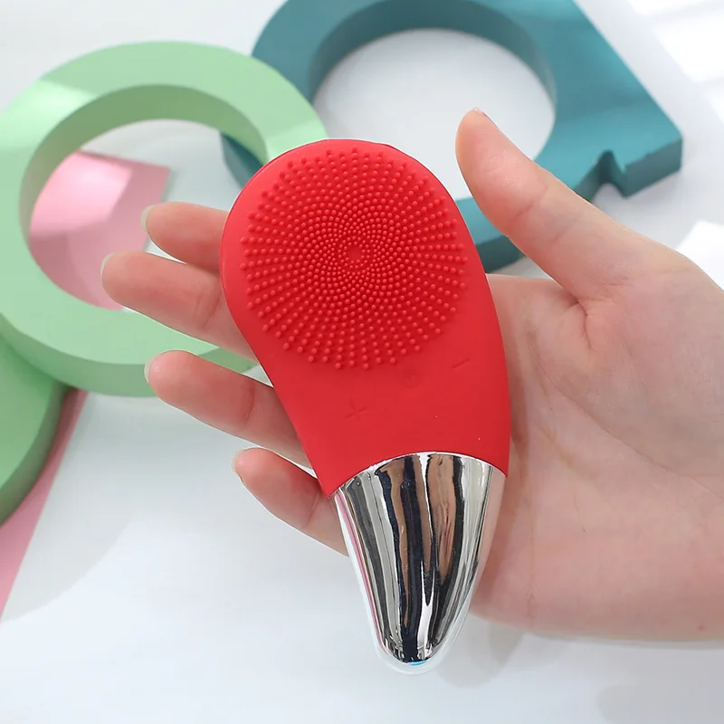 แปรงทําความสะอาดผิวหน้าอัลตราโซนิก, ทําความสะอาดรูขุมขนอย่างล้ําลึกพร้อมการนวดสั่นสะเทือน, เครื่องมือขัดผิวไฟฟ้าสําหรับผลิตภัณฑ์บํารุงผิว