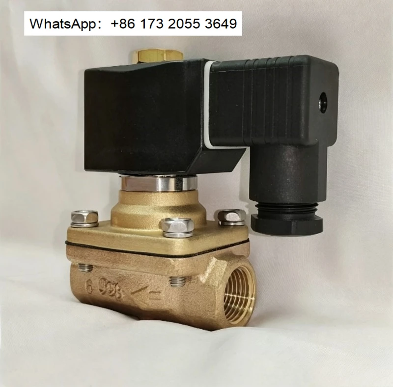 2/2 Way Fluid Solenoid Valve ADK11-15A-02E AC110V Brass Body Water Gas Oil Pipeline On-off Control Valve
