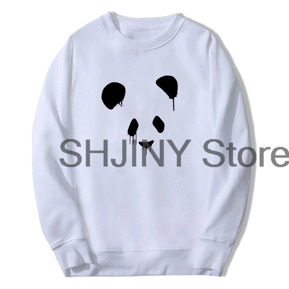 Deorro Panda Merch Logo Print Crewneck Long Sleeve Streetwear Women Men Sweatshirt Hip Hop Clothes