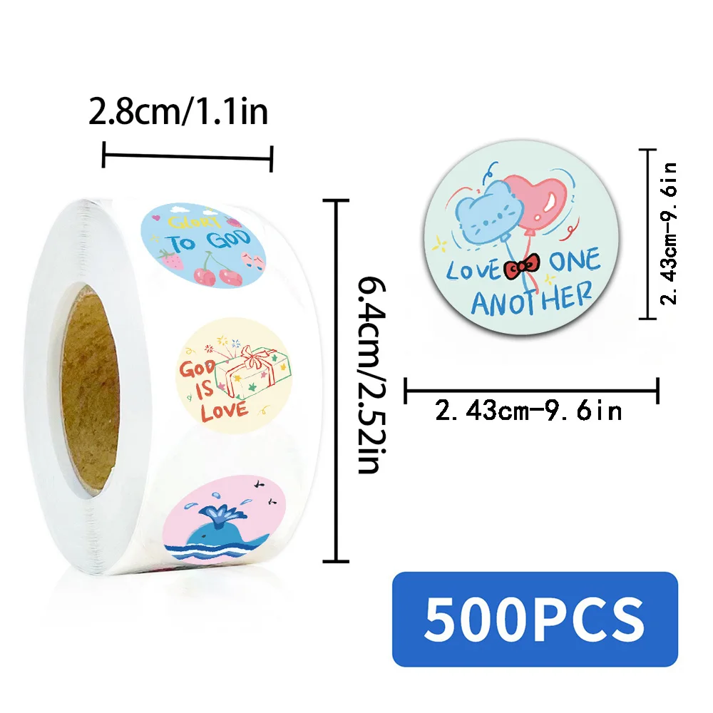 500 قطعة الكرتون يسوع الإنجليزية الكتابة على الجدران التمرير ملصقات عيد الفصح هدية مختومة جراب هاتف الحفلات الغيتار سكيت دفتر ديكور #2