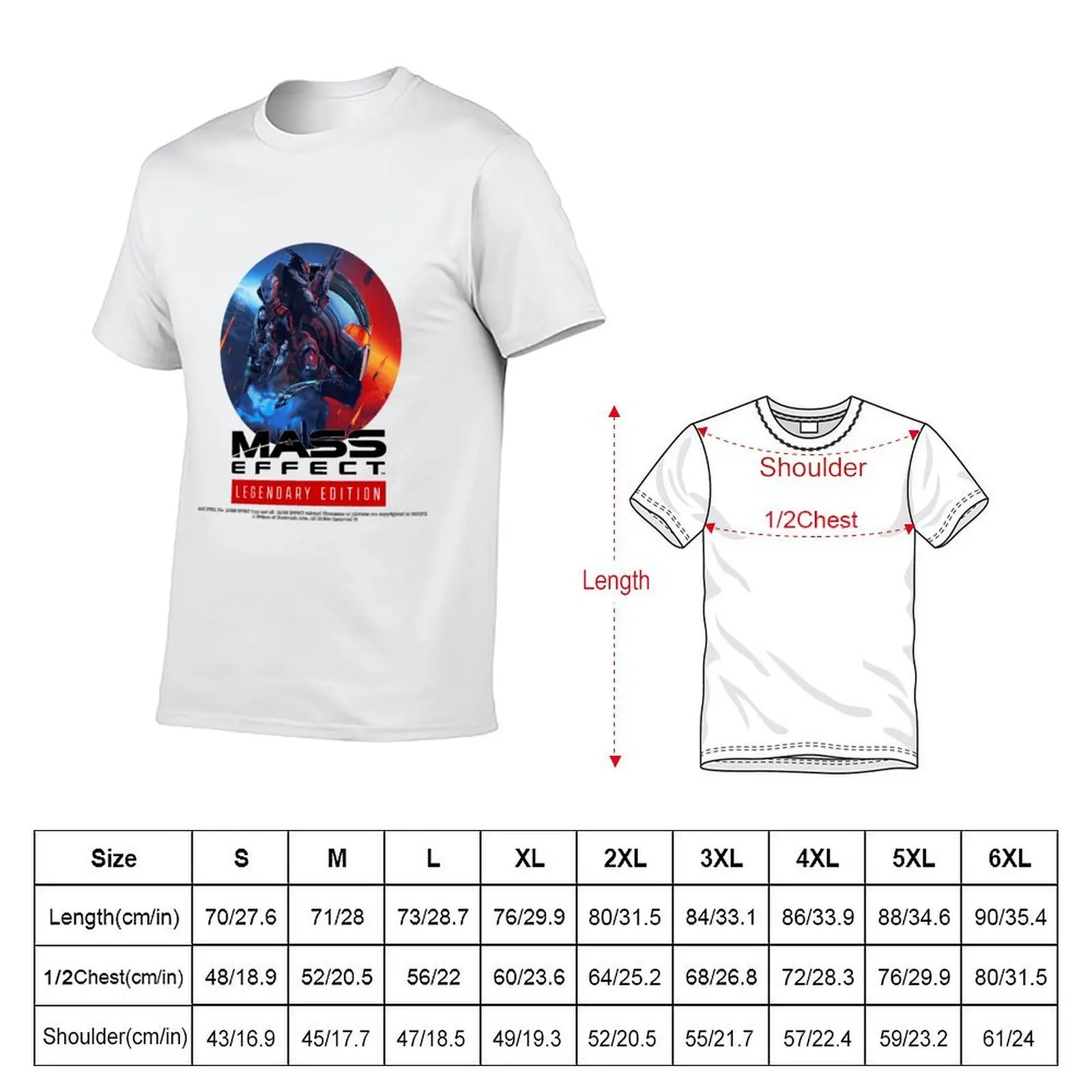 Mass Effect Legendary Edition T-Shirt essential t shirt anime t shirts for man T-Shirt