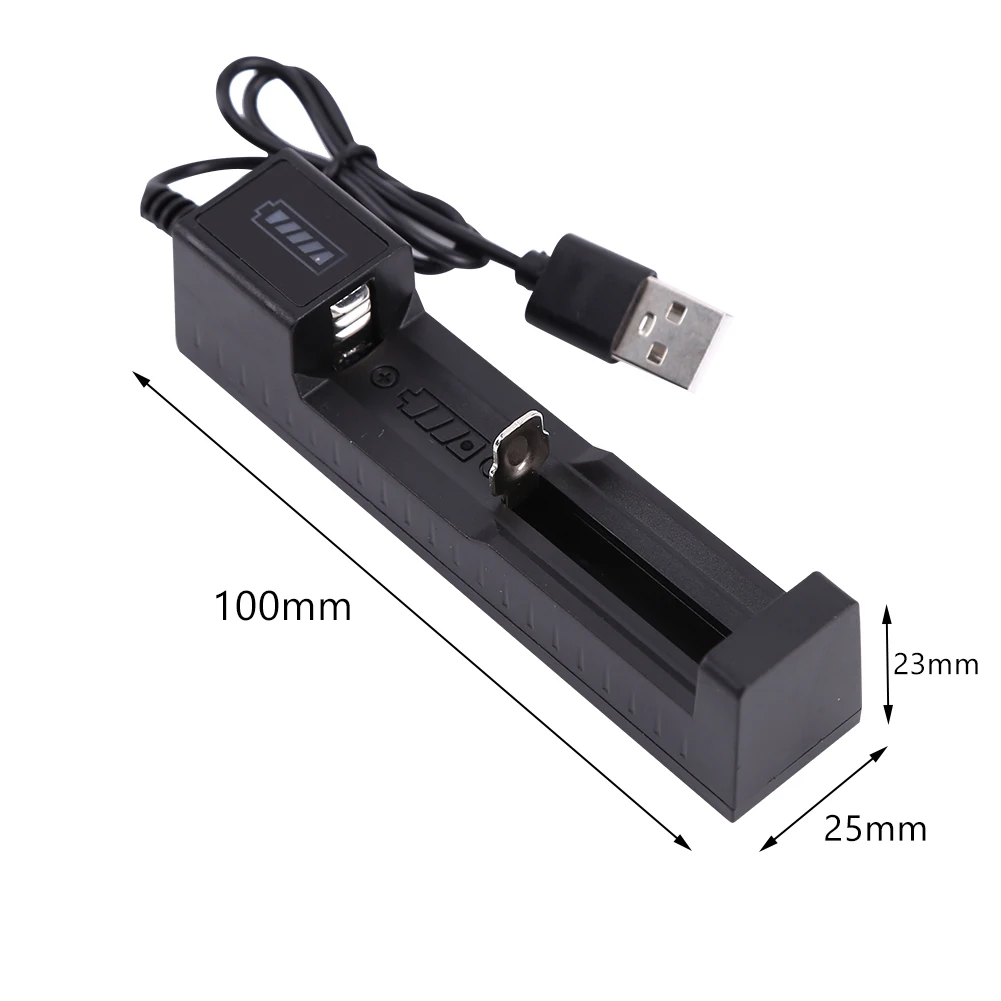 Smart Charger Adapter for 18650 22650 16340 Rechargeable Batteries 1 Slot