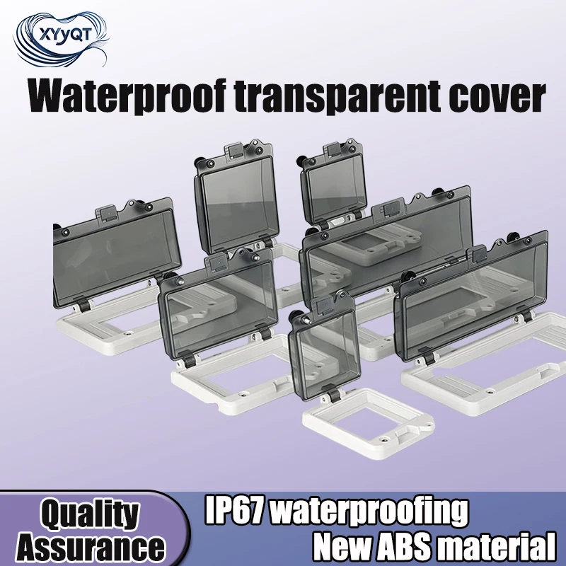 Waterproof Transparent Window Cover for Circuit Breaker Box Cover Plate, Circuit Breaker Leakage Protection, Socket Protection C