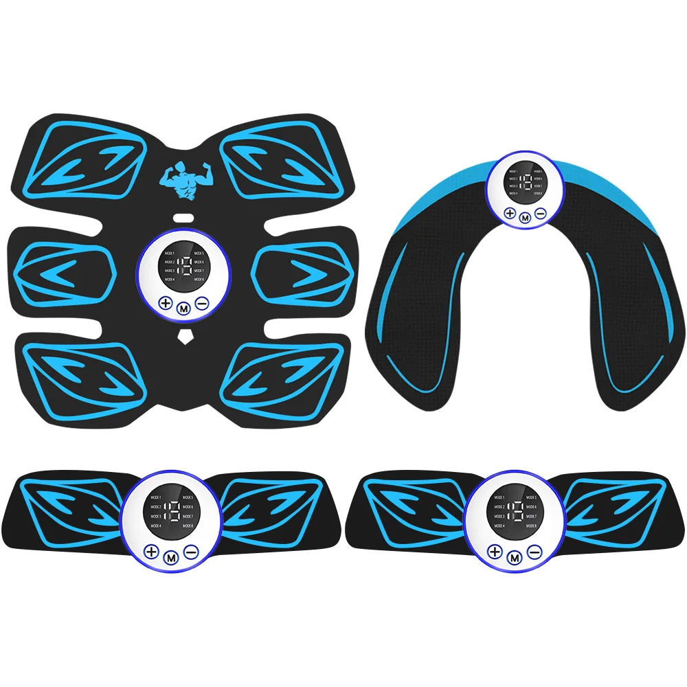 

Перезаряжаемый пояс для пресса EMS — стимулятор мышц для тонирования брюшного пресса, беспроводной тренажер из шести пакетов и сжигатель жира для домашнего использования