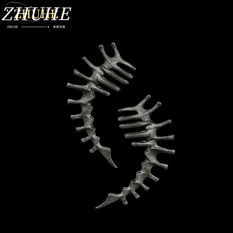 

Gothic Skeleton Ear Clips, Fashionable Jewelry Accessories for Women and Men, Trendy Ear Ornaments