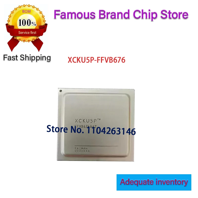 XCKU5P-FFVB676 XCKU5P BGA676  IC in stock 1PCS/LOT