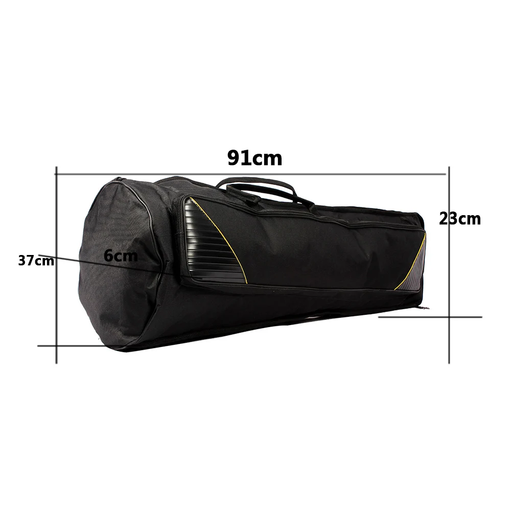 Tenor Trombone Bag Oxford Cloth Bag With Adjustable Shoulder Strap Cotton Padded Tote Bag Trombone Bag Brass Accessories