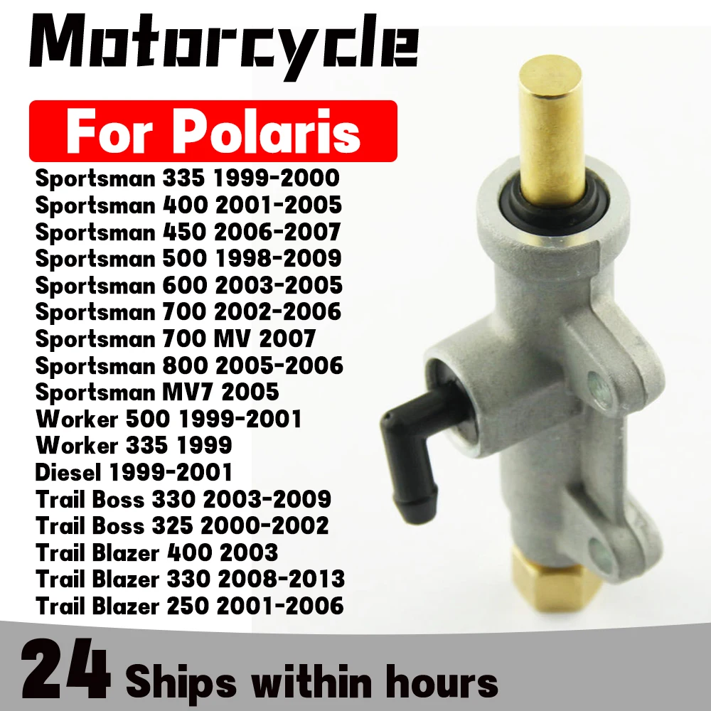 Bomba de Cilindro Maestro de Freno Hidráulico Trasero 1910791 para Polaris Sportsman 335 400 450 500 600 700 800 MV7 Scrambler 400 500 Worker