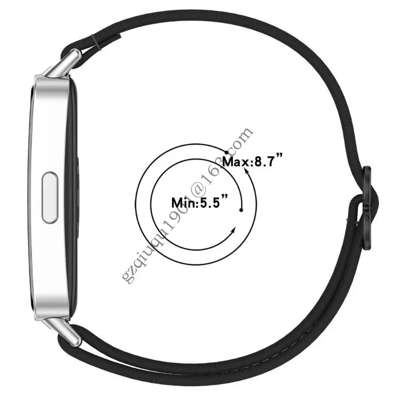 Banda vigilância nylon para banda 8/9/10 Pulseiras Use relógio resistente a cinto colada 066a